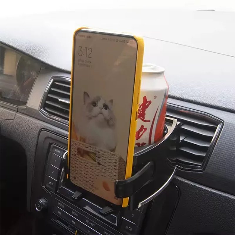 Auto držač za mobilni telefon i čašu