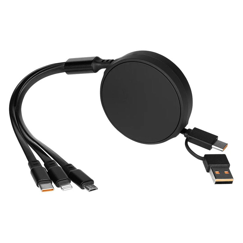 ONES 6IN1, usb type-c kabl za punjenje i prenos podataka, 6 u 1, 60w, crni
