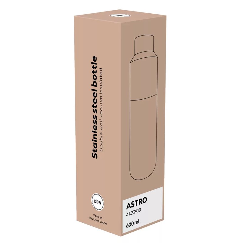 ASTRO, termos, 600 ml, crni