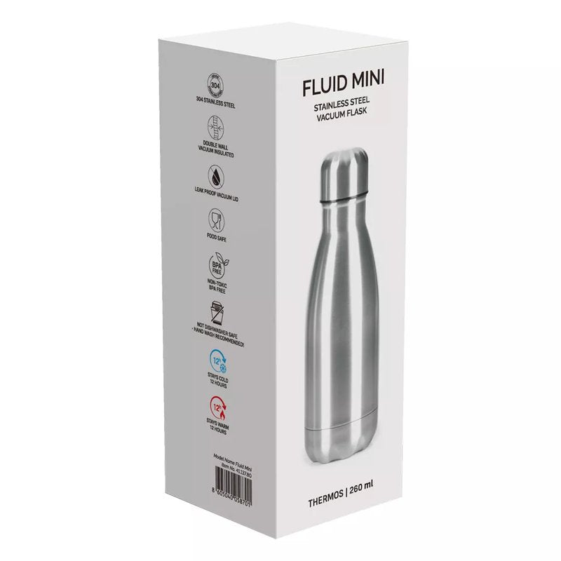 FLUID MINI, termos, 260 ml, srebrni