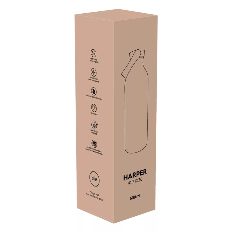 HARPER, boca za vodu, 500 ml, crvena