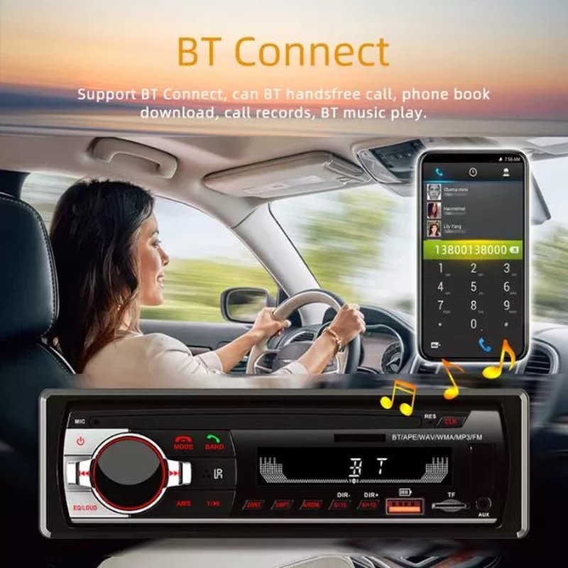 Bluetooth auto radio – MP3 plejer – LCD