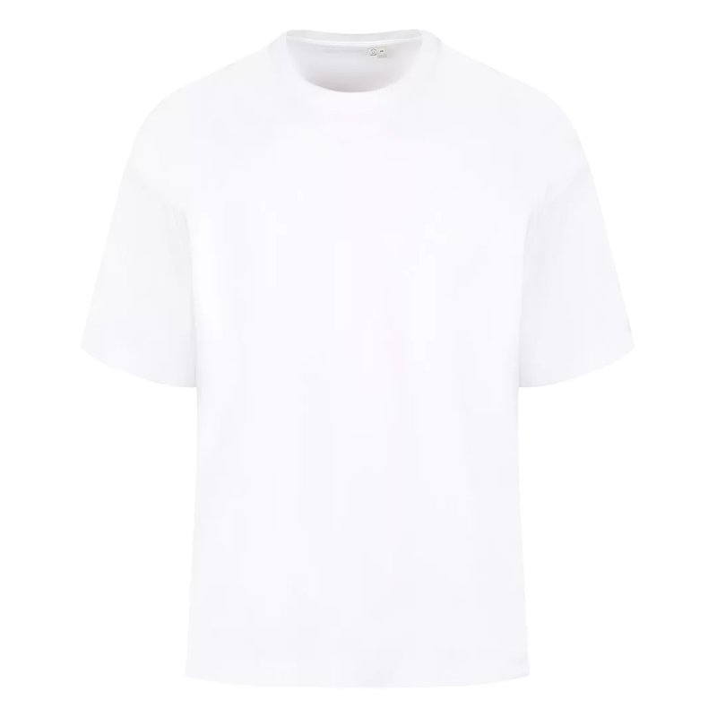BIG T, široka majica od organskog pamuka, 220 g/m2, bela