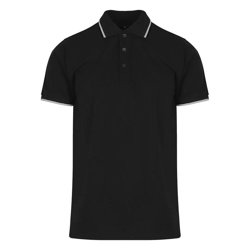 ATLANTIC, polo majica, 190 g/m2, crna