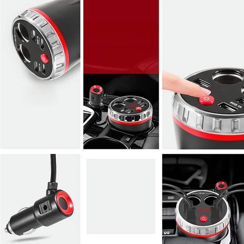 Multifunkcionalni transmiter za auto – FM radio, Bluetooth, Punjač