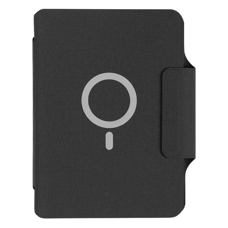 MAGNOTE, portfolio sa notesom a5 i pomoćnom baterijom za bežično punjenje, 8000 mah, tamno sivi