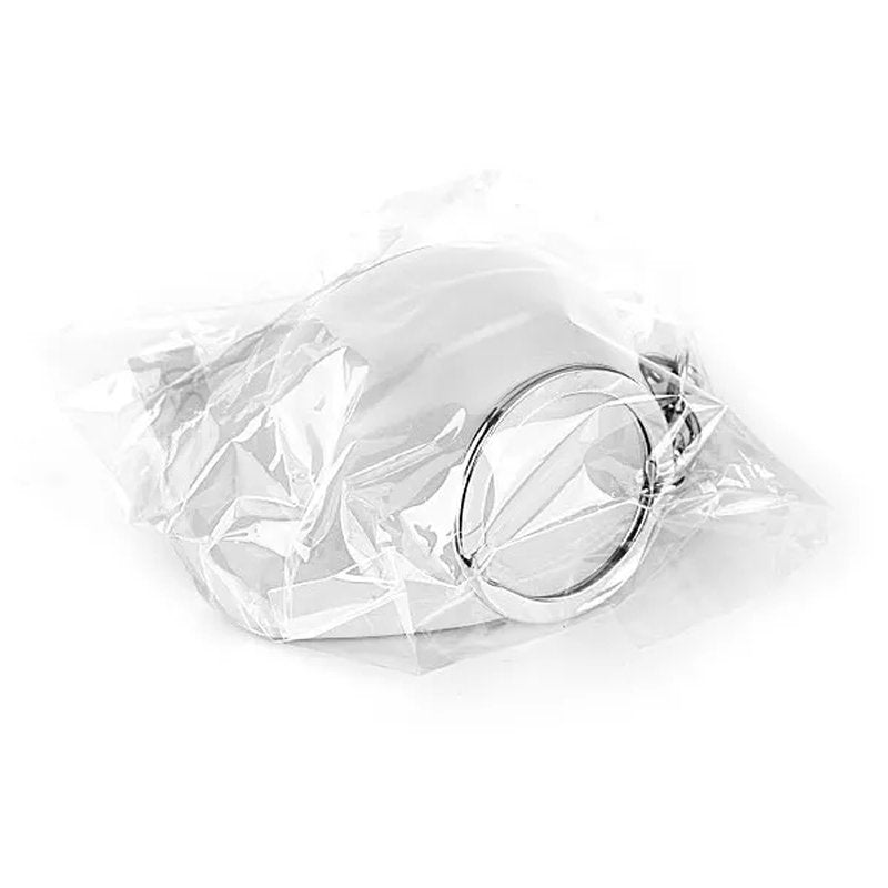 COP, plastični privezak za ključeve sa funkcijom otvarača, beli