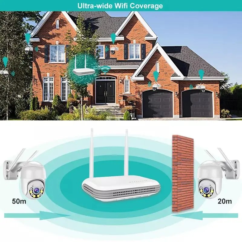 CSEE XMEYE 4CH NVR Kit – Bežični sistem 4MP CCTV