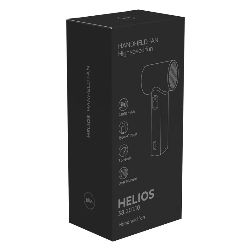 HELIOS, ventilator sa 5 brzina, crni