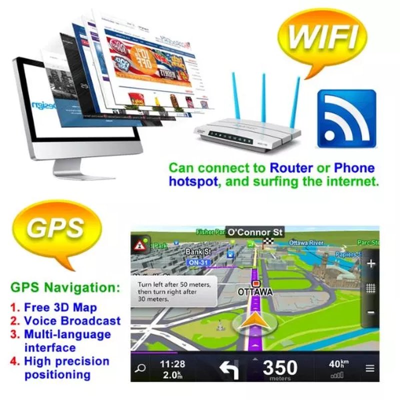 GPS navigacija – Multimedijalni video plejer sa kamerom- 10.1S Android 9210