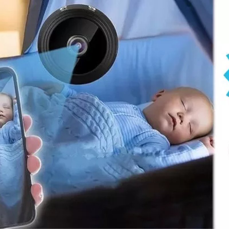 Bežična WiFi nadzorna mini kamera (špiunska kamera)