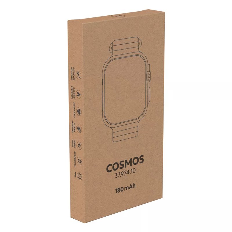 COSMOS, pametni sat, crni