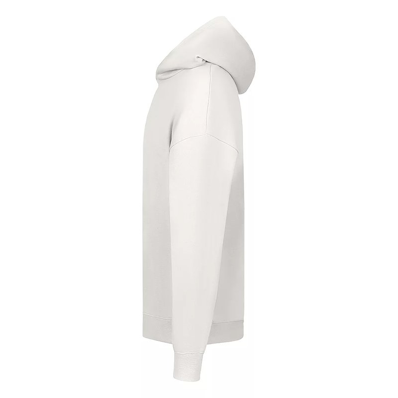 BIG HOODY, široka dukserica sa kapuljačom od organskog pamuka, 300 g/m2, krem-bela