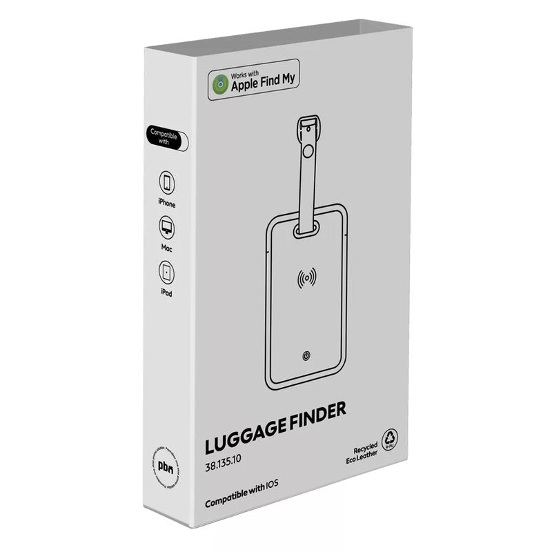 LUGGAGE FINDER, find my kartica za putnu torbu sa funkcijom lociranja, crna