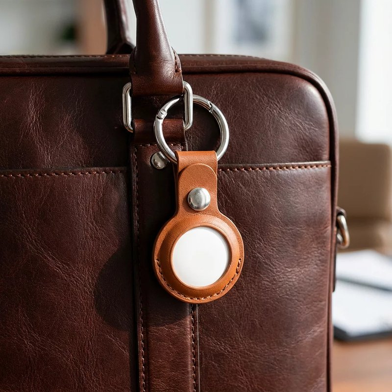 LOCATEPRO, find my privezak sa funkcijom lociranja, braon