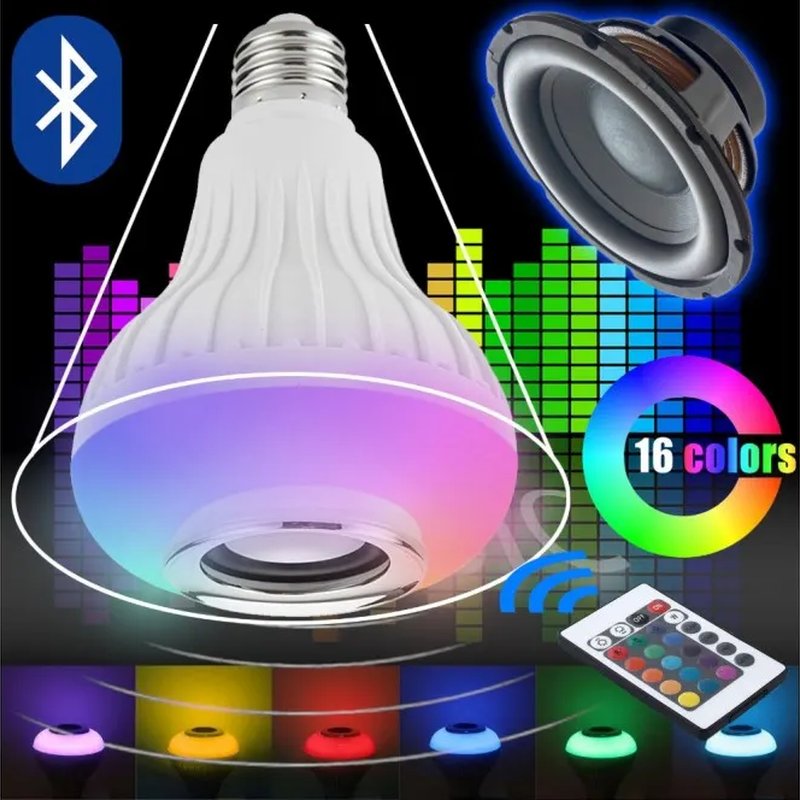 LED Muzička Sijalica sa 16 boja i daljinskim upravljačem!