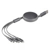 KEPLER 6IN1, usb type-c kabl za punjenje i prenos podataka, 6 u 1, 60w, tamno sivi