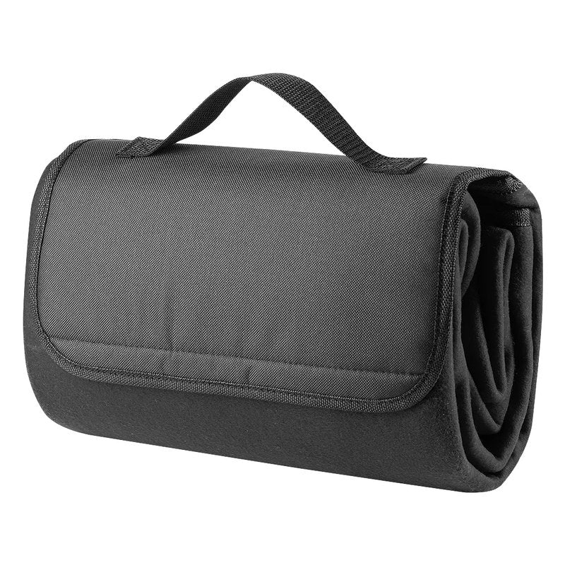 BLANKET SQUARE, vodootporno ćebence od brušenog polara, 180 g/m2, crno