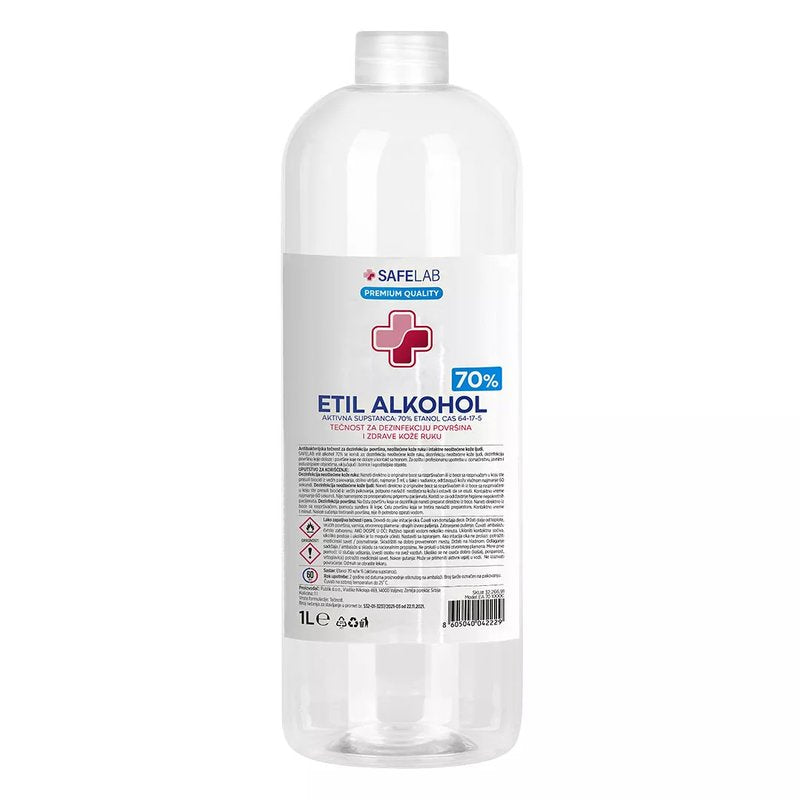 ETIL ALKOHOL 70% 1000C, etil alkohol 70%, transparentni