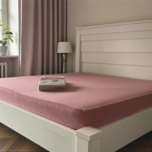 Čaršav Pamuk – Lastiš 200×200/25cm Pink color