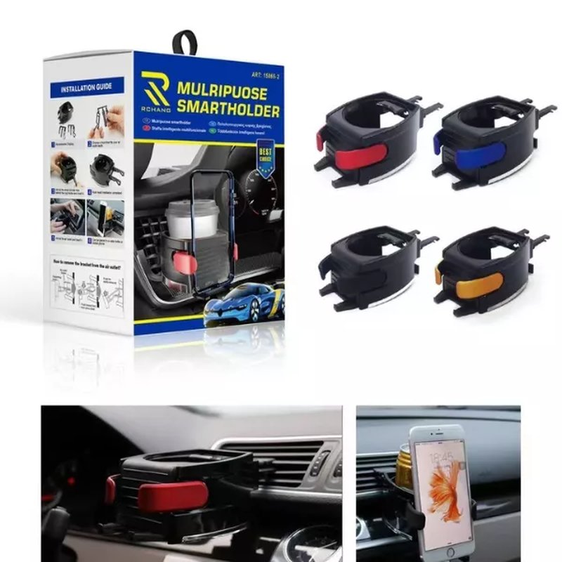 Auto držač za mobilni telefon i čašu
