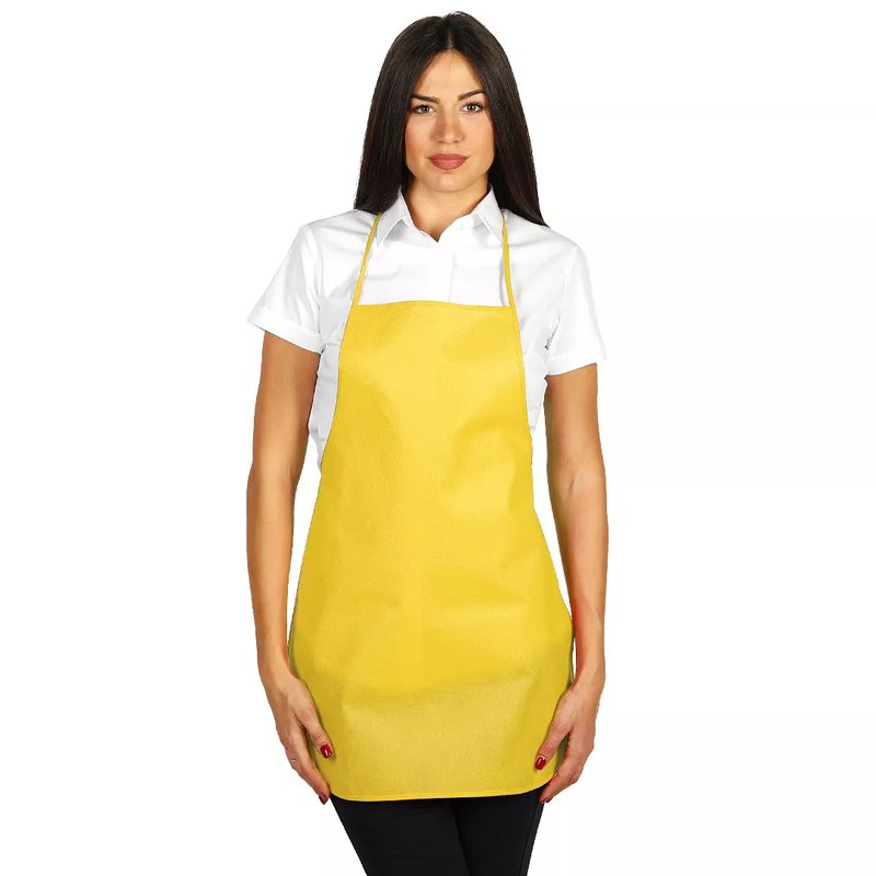 CUISINA, biorazgradiva kecelja, šivena, žuta