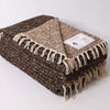 Fleker-prekrivač garnitura Dva lica (trosed-dvosed-fotelja) BROWN