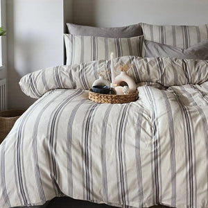 Komplet set posteljina Cotton-Life 200x220cm Indigo – Francuski ležaj