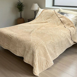 Ćebe Merinos 220x160cm A4 List Krem boja
