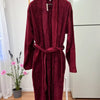 Bade Mantil Frotir – XXXL veličina Model G Bordo boja