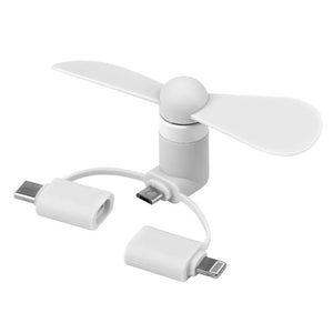 FEN 3in1, usb ventilator 3 u 1, beli