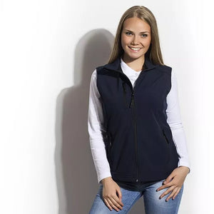 FEEDBACK WOMEN, ženski softshell prsluk, plavi