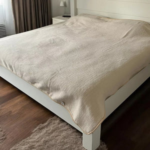 Ćebe Bahar Premium Glat 210x240cm Krem boja