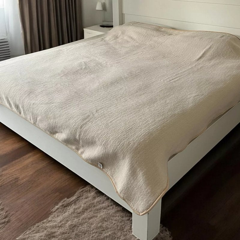 Ćebe Bahar Premium Glat 210x240cm Krem boja
