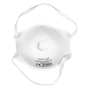 FFP3 VENT 10, zaštitna maska sa ventilom, bela