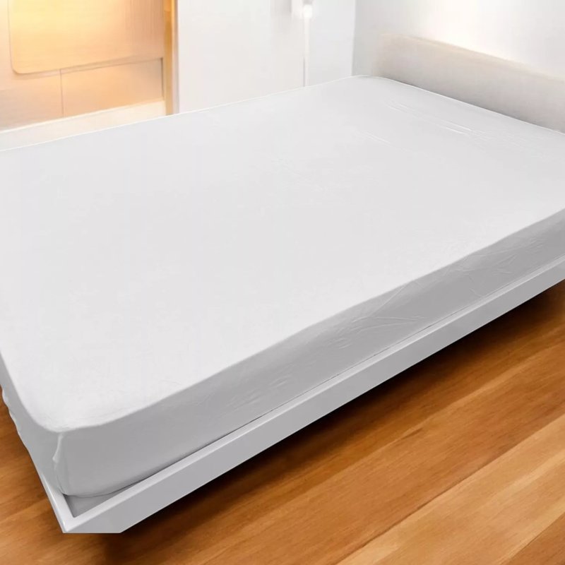 Čaršav Flanel Bela boja 140cmx200cm/25cm