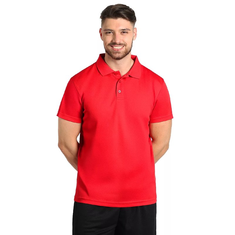 LACROSS, sportska polo majica, 130 g/m2, crvena