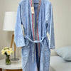 Bade Mantil Frotir Light Blue XXL – Veličina Stripe