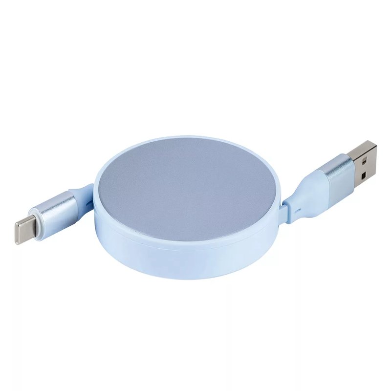 FURIO 2IN1, usb type-c kabl za punjenje i prenos podataka, 2 u 1, 240w, svetlo plavi