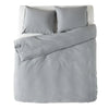 Jorganska navlaka + 2 jastučnice FLANEL light grey DOUBLE