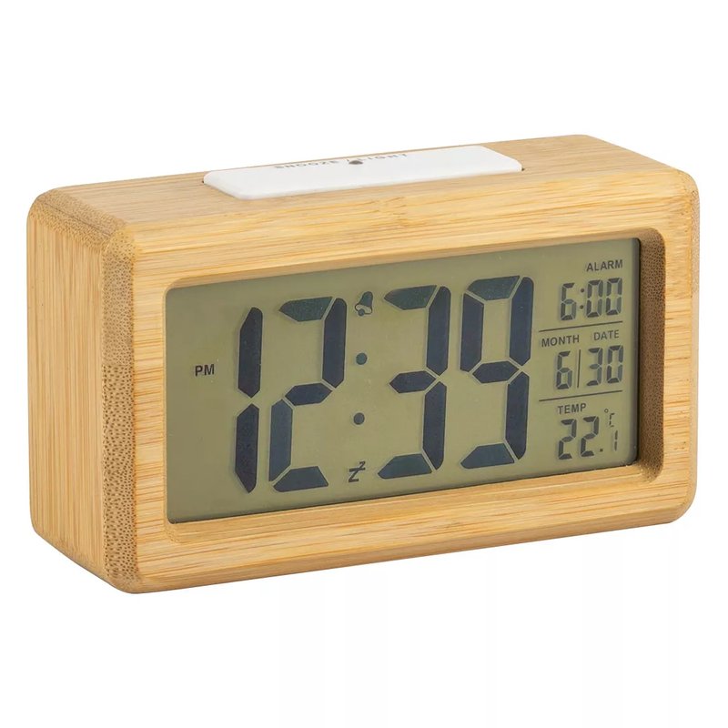 DATE, digitalni stoni lcd sat, bež