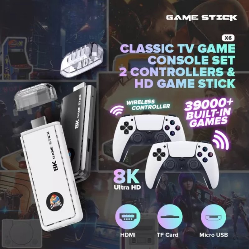 39.875 Retro igrica X6 Gamepad 3D 8K Gamestick