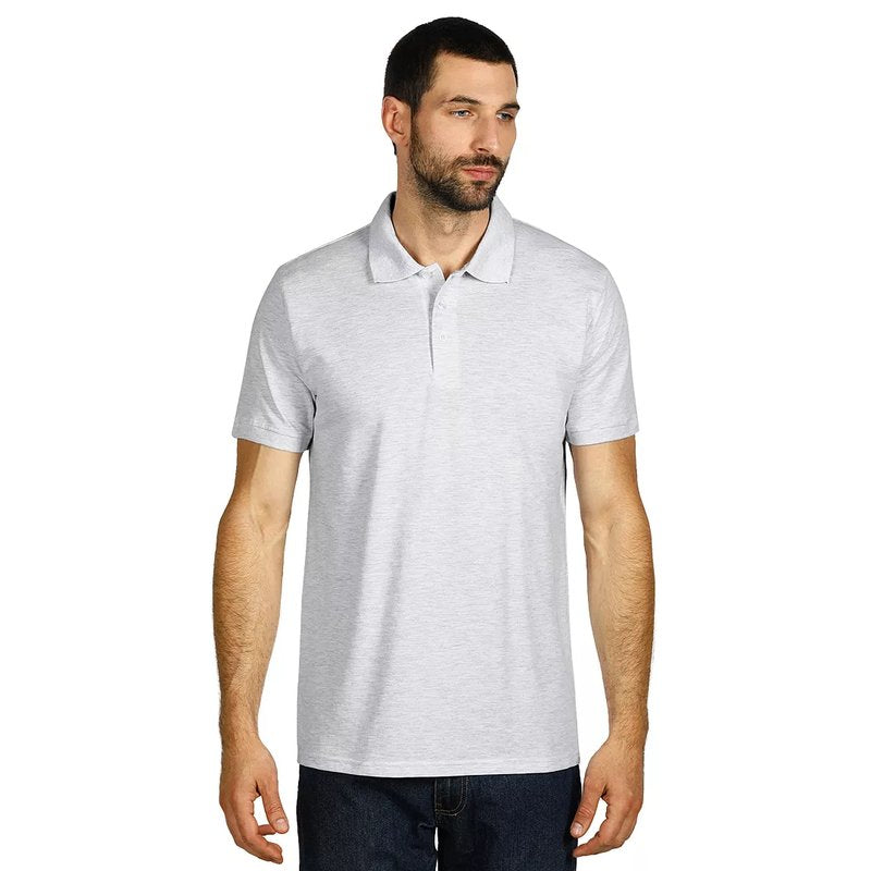 AZZURRO II, pamučna polo majica, 180 g/m2, svetlo pepeljasta