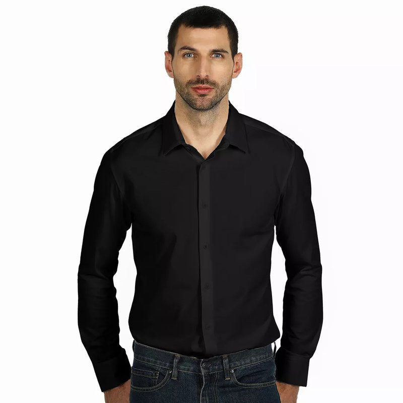 BOND LSL, muška košulja dugih rukava, crna