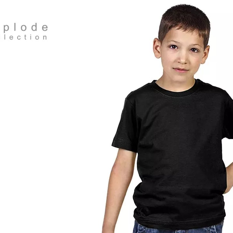 MASTER KIDS, dečja pamučna majica, crna