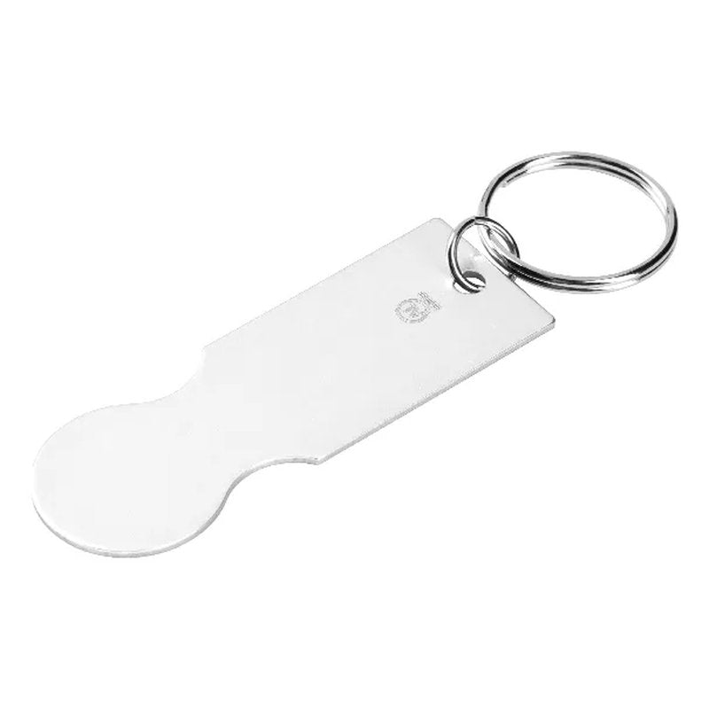 CAST, privezak od recikliranog aluminijuma, srebrni