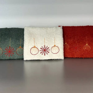 New Year set 3 peškira 30x50cm Ukrasi