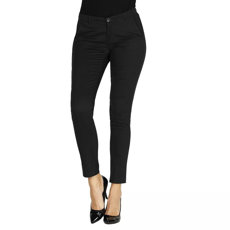 CHINO LADY, ženske pantalone, crne