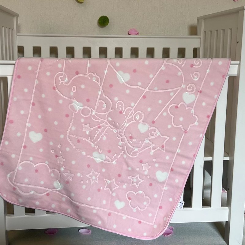 Bebi ćebe Emboss – 100x120cm  Family Pink
