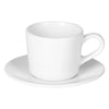 MILL, šolja za cappuccino sa tacnom od fine keramike, 150 ml, bela